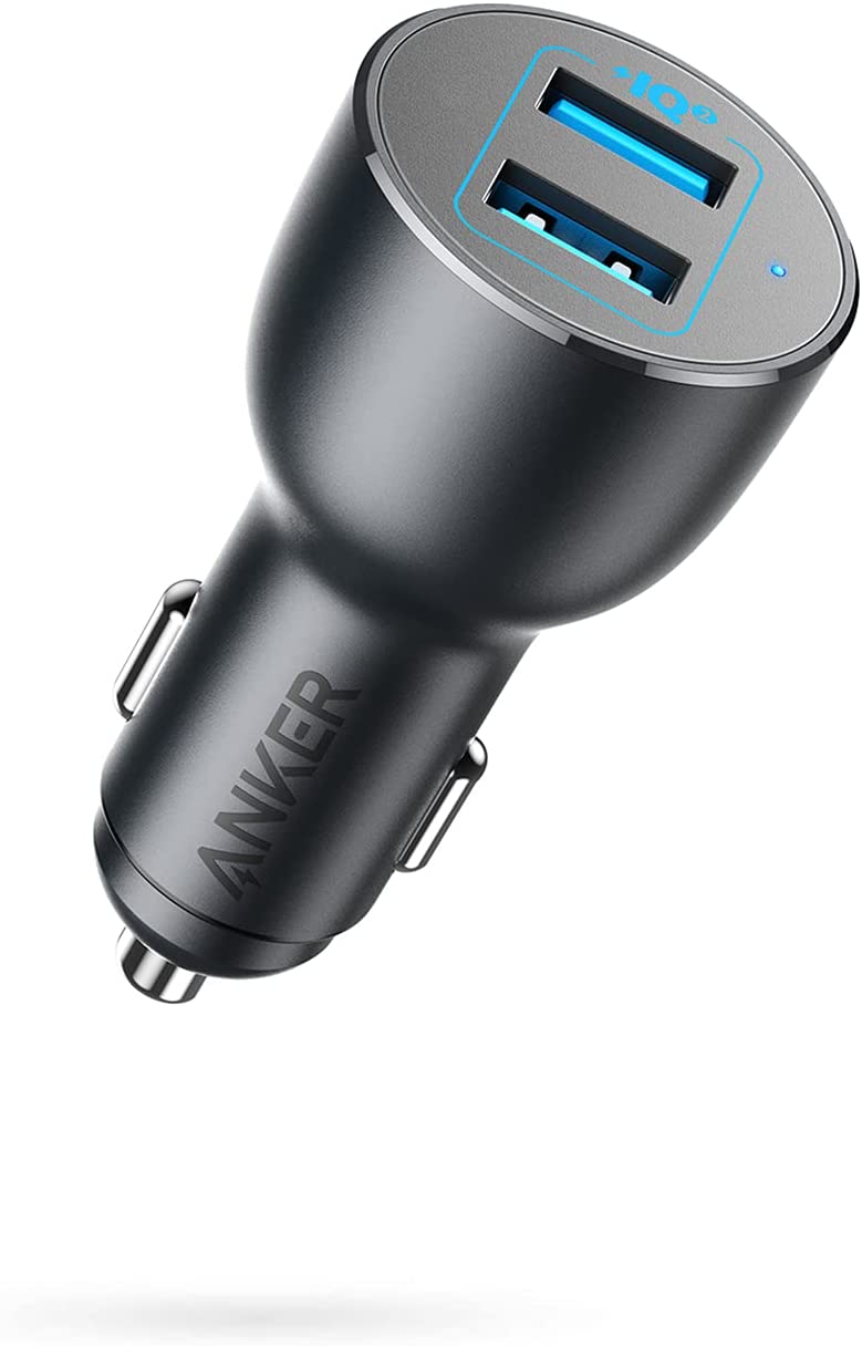Anker Car Charger 36W Metal Dual USB Car Charger Adapter $15.99 AC + FSSS