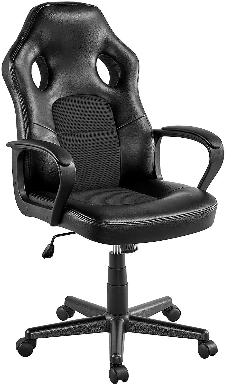 Yaheetech Leather Executive Gaming Office Chairs (Black) ONLY $54.74 AC + Free Shipping