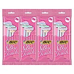 4-Pack of 10-Count BIC Silky Touch Women's Twin Blade Disposable Razor (40 Razors) for $7.73 AC or Add TWO (80 Razors) for $10.44 w/ S&amp;S + FS