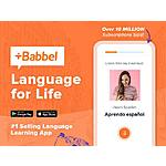 Babbel Language Learning: Lifetime Subscription (All Languages) $179 AC