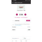 $30 Krispy Kreme GC + $5 Bonus (Swych App Users)