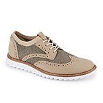Dockers Men's Hawking Knit/Leather Smart Series Dress Casual Wingtip Oxford Shoe with Neverwet for $31.99 AC + FS