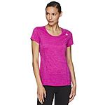 Reebok Women's Fitted Performance Poly Marled T-Shirt - $9.99 + Free Shipping