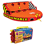 SPORTSSTUFF 53-2218 Great Big Mable 4-Rider Inflatable Towable Tube w/ Tow Rope $319.99 + FS
