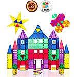 100-Piece Playmags 3D Magnetic Toy Blocks $37.50 + Free Shipping