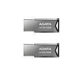 2 x ADATA 64GB UV350 USB 3.2 Gen 1 Flash Drive (AUV350-64G-RBK) for $12.99