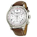 BAUME ET MERCIERBaume and Mercier Capeland Chronograph White Dial Men's Watch 10082 for $1549.99