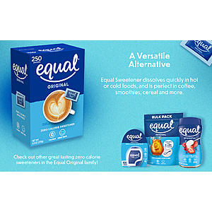 12-Pack of 115-Count Equal Sweetener for $  7.90 AC & S&S + FS