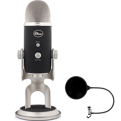 Blue Microphone Yeti Pro Usb Condenser Multipattern W Pop Shield Wind Screen 209 See Deal