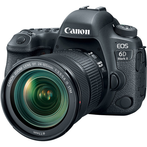 Canon EOS 6D Mark II DSLR Camera (Body Only) $1299.00, Canon EOS 6D Mark II DSLR Camera w/ 24-105mm f/4L II Lens $2199.00 & More + FS