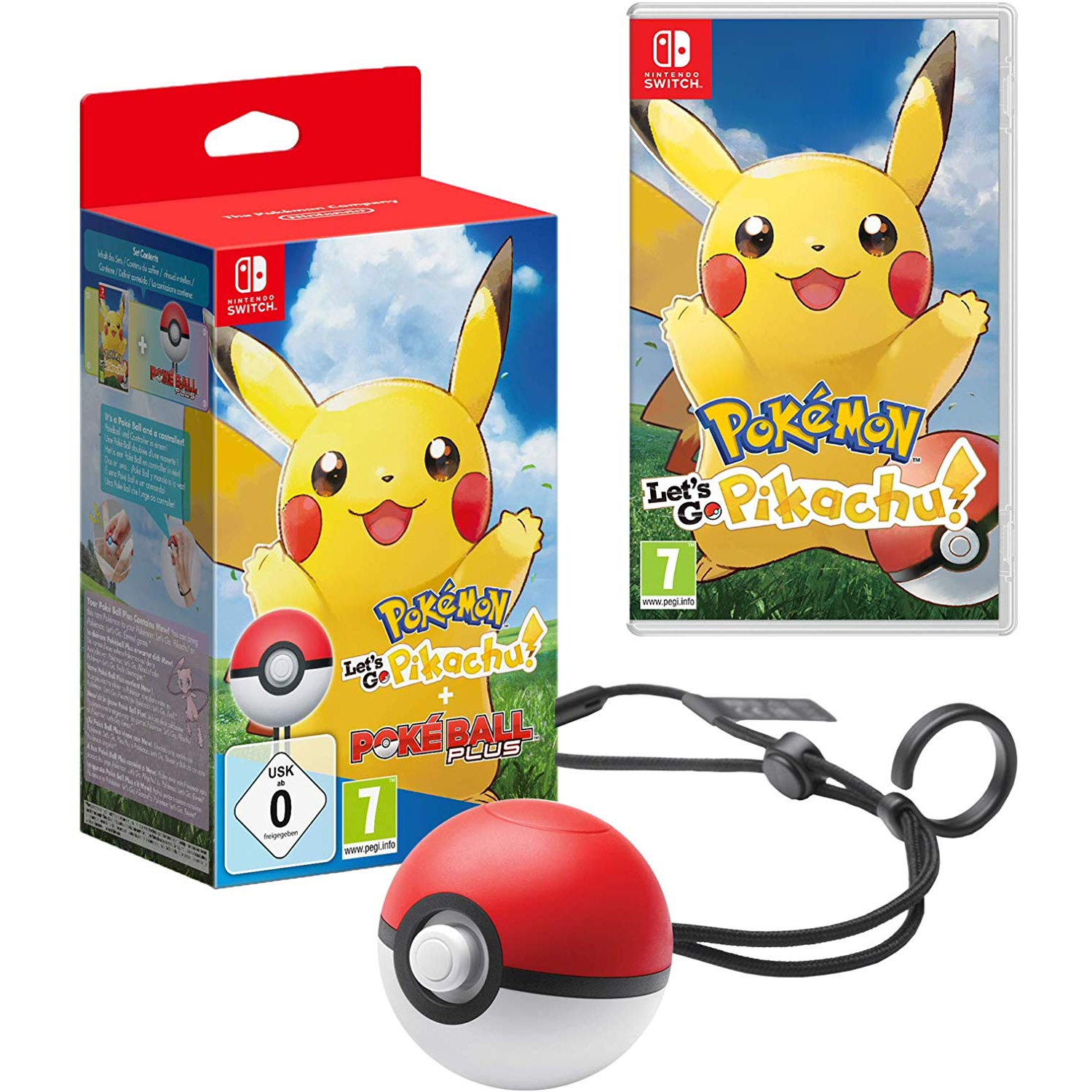 Pokemon Lets Go Pikachu Pokeball Plus Bundle Or Lets Go