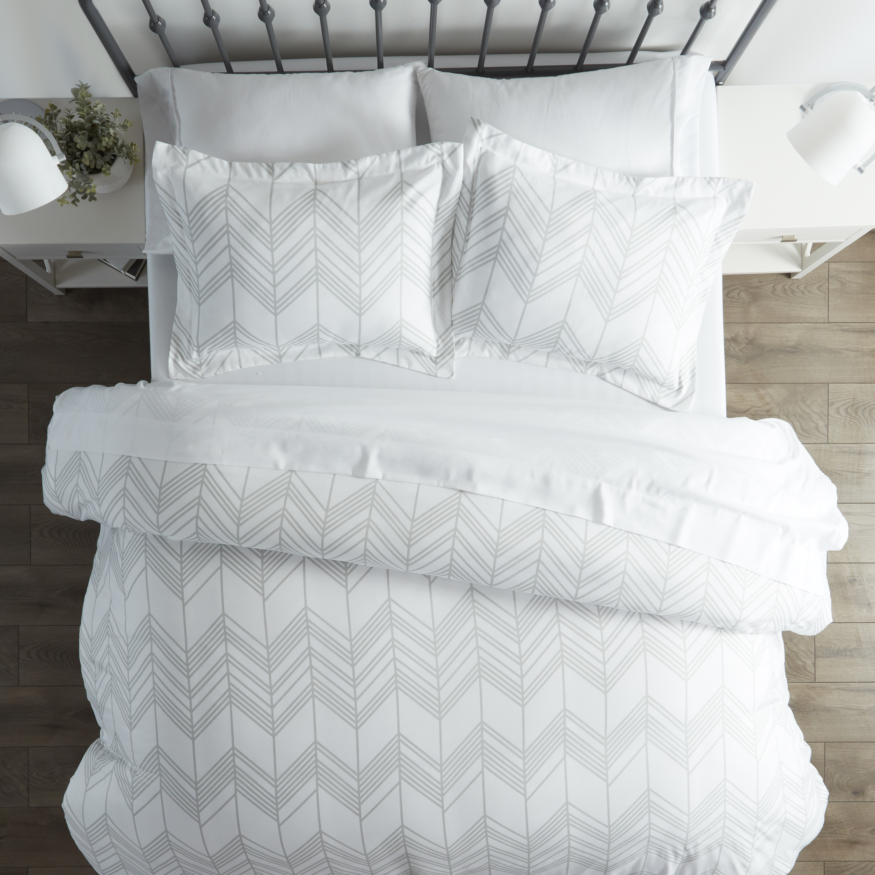 Linens & Hutch Alps Chevron Patterned Duvet Cover + 2 Matching Shams: Starting at $20.00 + Free Shipping!