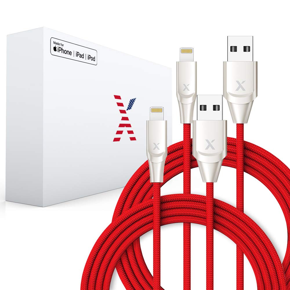 iPad MiniAir Blue Xcentz iPad Charger 6ft Apple MFi iPad MiniAir Blue Xcentz iPad Charger 6ft Apple MFi