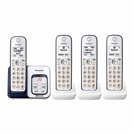 Panasonic KX-TGD564A2 Link2Cell Bluetooth Cordless Phone with Voice Assist and Answering Machine (4 Handsets) for $77.77 + FS *price drop*