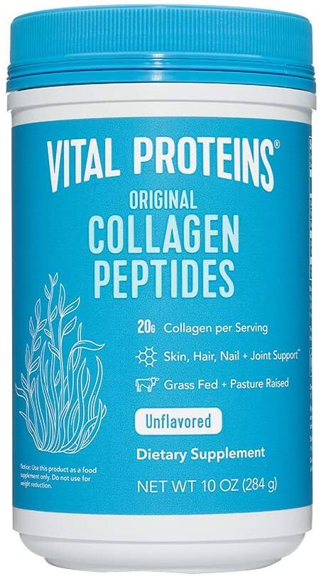 (Amazon Prime Members) Vital Proteins Collagen Peptides Powder - Pasture Raised, Grass Fed, Unflavored 10 oz $14.99 & More