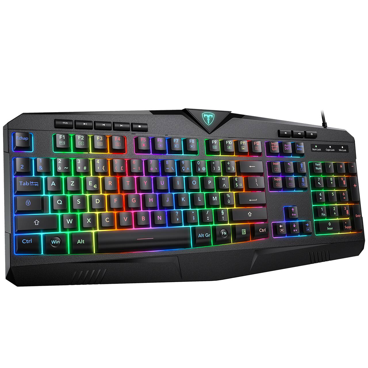 PICTEK RGB Gaming Keyboard with Multimedia Keys $13.99 AC + FSSS