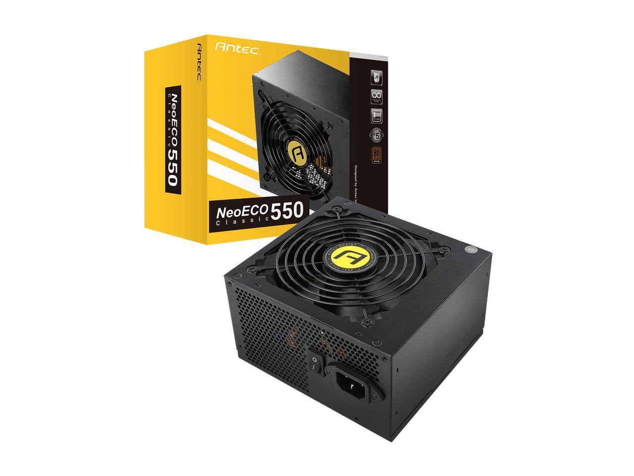 Antec NeoECO Classic NE550C V2, 550W 80 PLUS Bronze Certified - $39.99 (after $25 Mail-in Rebate) + Free Shipping