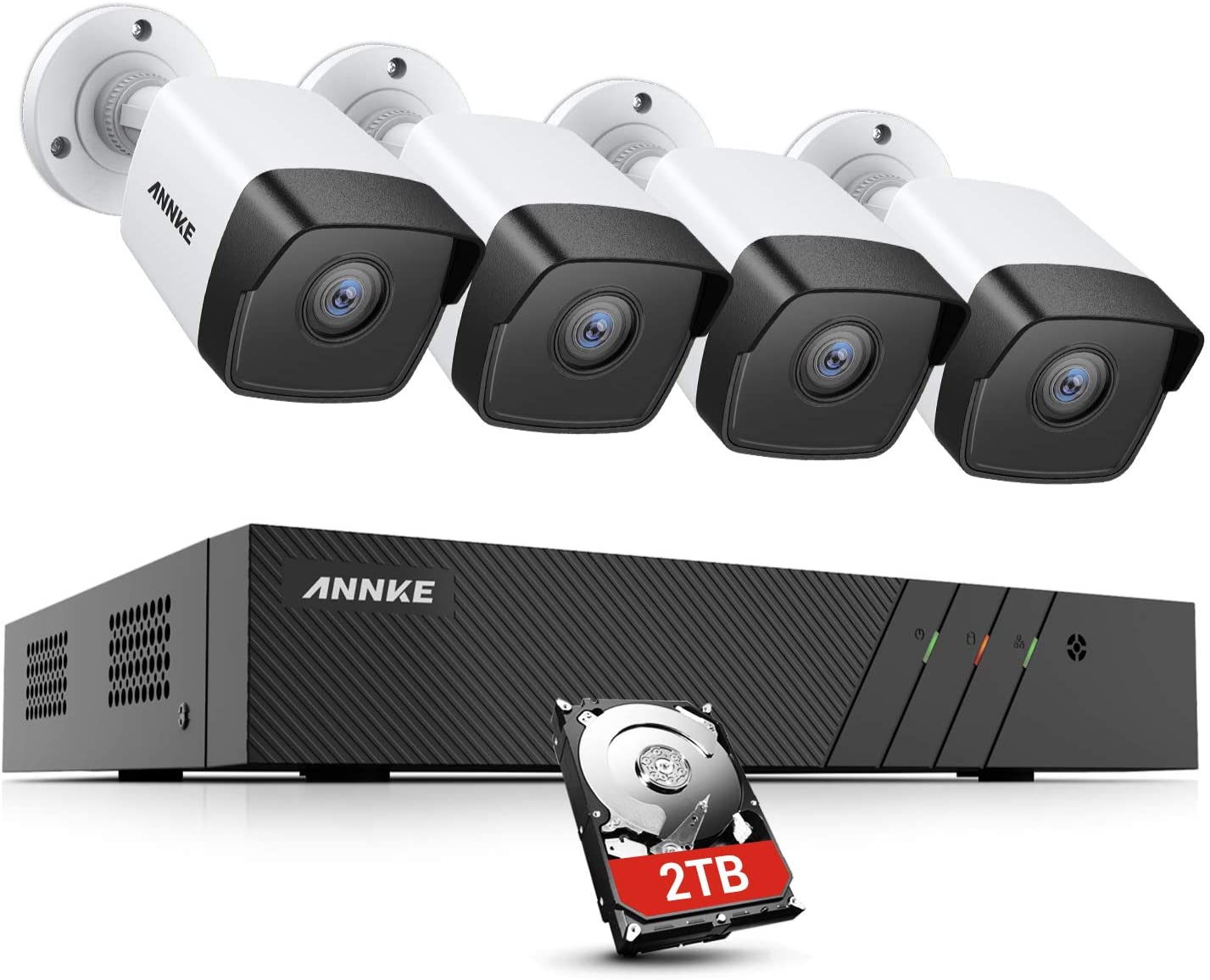 ANNKE 8CH 5MP PoE Home Security Camera System, 6MP H.265+ NVR w/2TB Surveillance HDD for $321.80 + FSSS