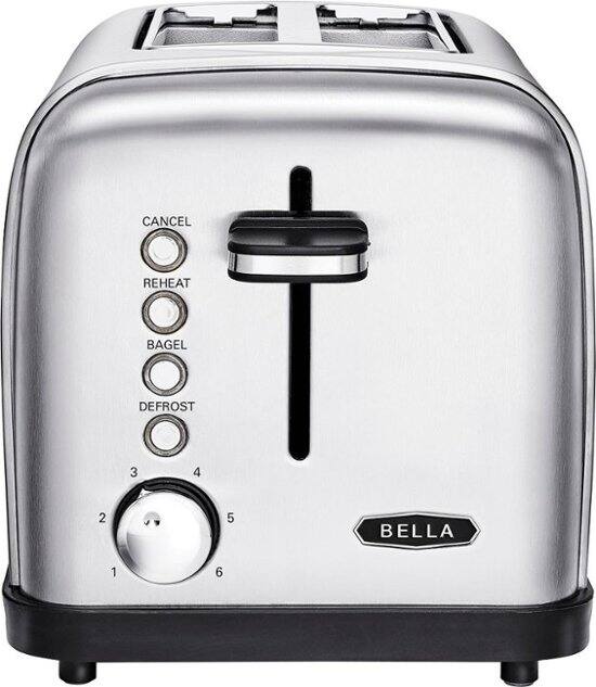 Bella Classics 2-Slice Wide-Slot Toaster (Stainless Steel) $15 + Free Store Pickup