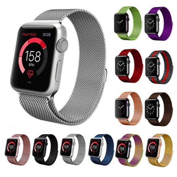 Stainless Steel Milanese Loop Band Replacement for Apple Watches Series 1-6 and SE $4.99 + FS