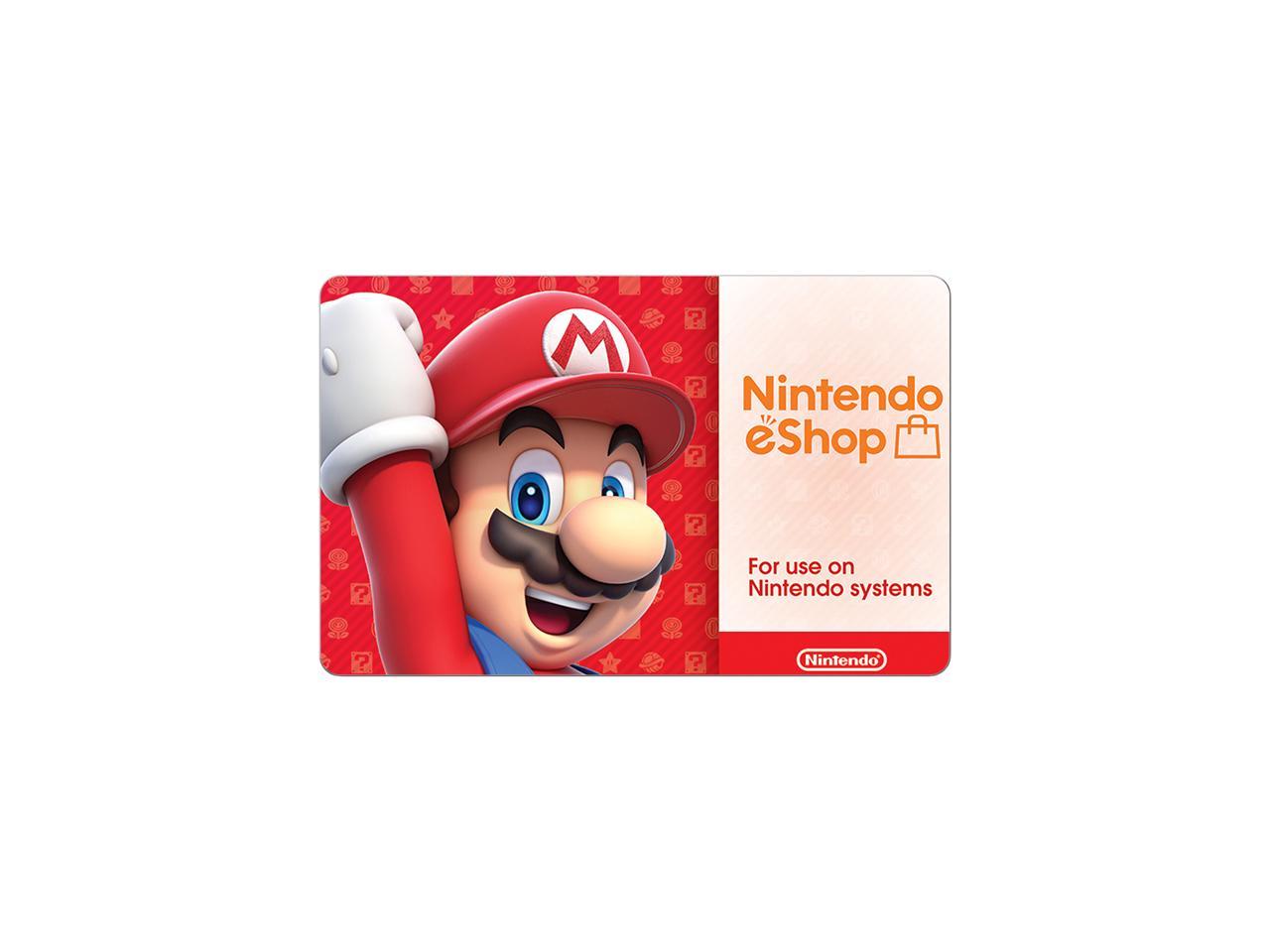 Подарочная карта nintendo eshop