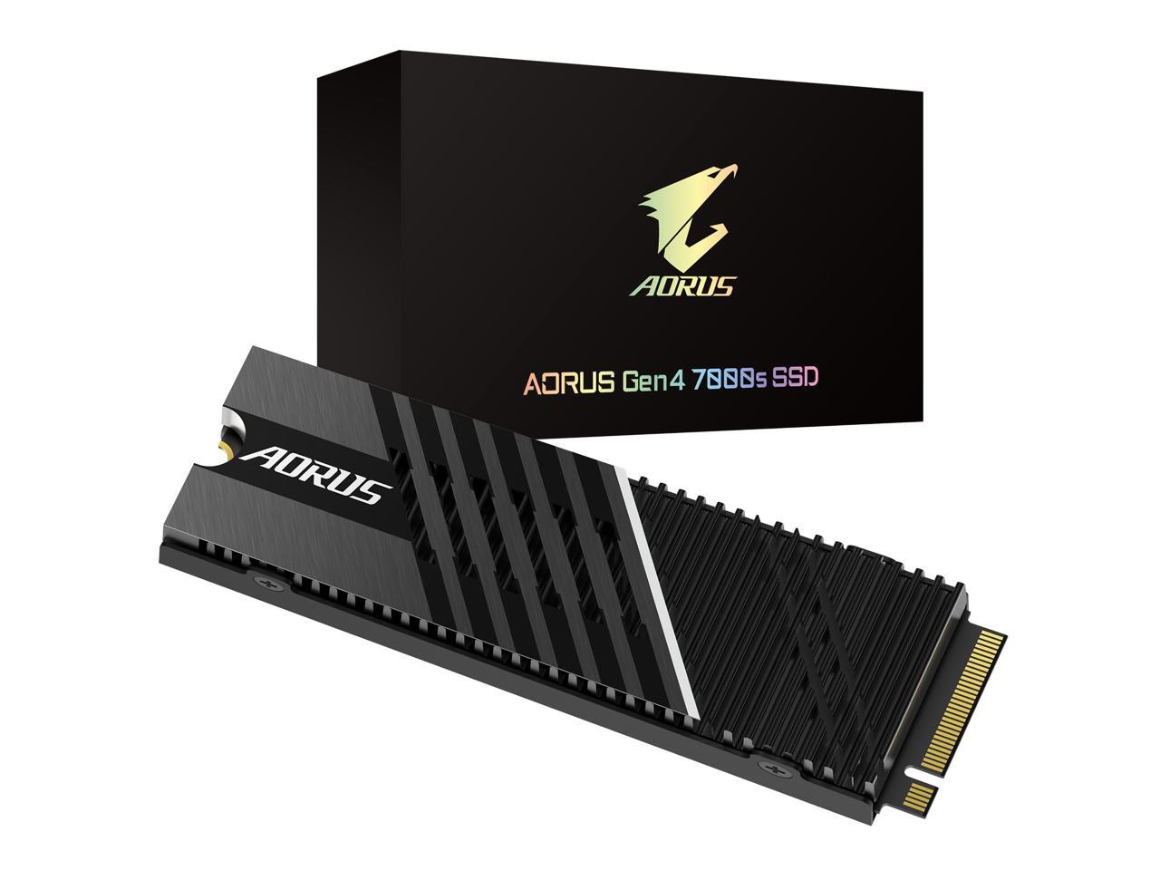 GIGABYTE AORUS Gen4 7000s M.2 2280 2TB PCI-Express 4.0 x4, NVMe 1.4 3D TLC NAND GP-AG70S2TB $389.99 + FS