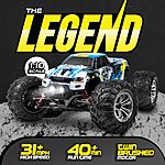 LAEGENDARY 1:10 Scale Dual Brushed Motor 4x4 Off Road Battery RC Car $49 + Free Shipping