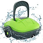WYBOT Cordless Robotic Pool Cleaner, Automatic Pool Vacuum, Powerfu Suction, IPX8 Waterproof, Dual-Motor, 180μm Fine Filter for Above/In Ground Pool Up to 525 Sq.Ft $199.99