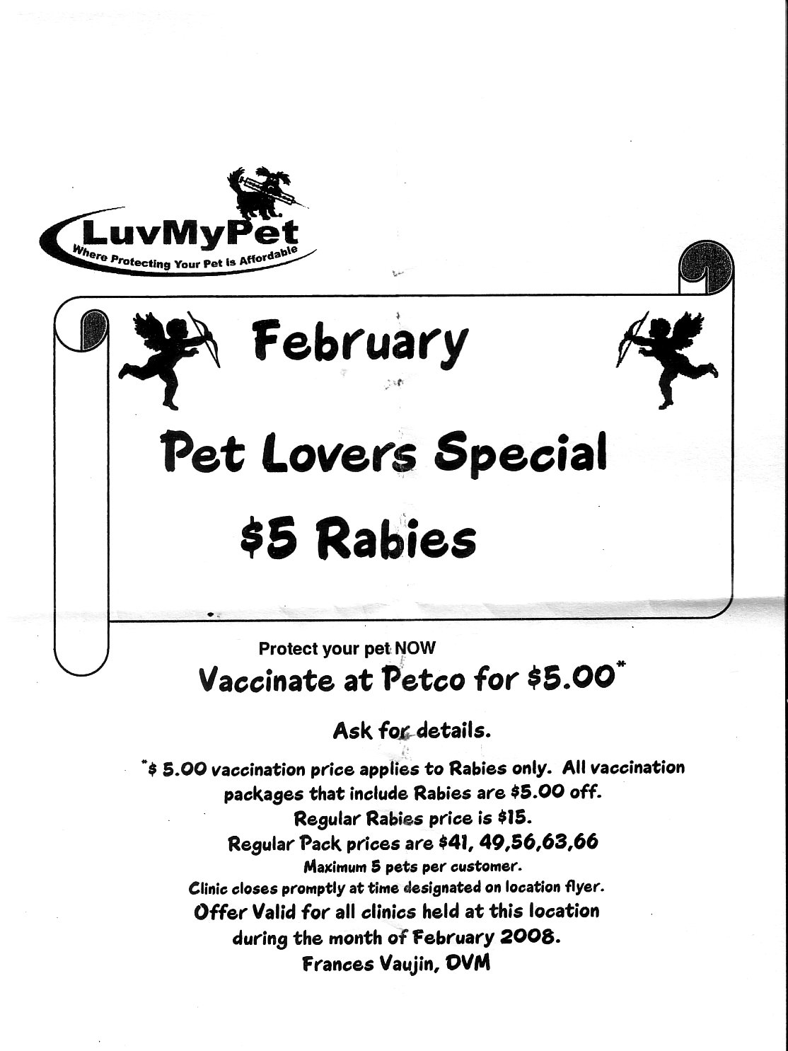 petco vaccinations prices for cats