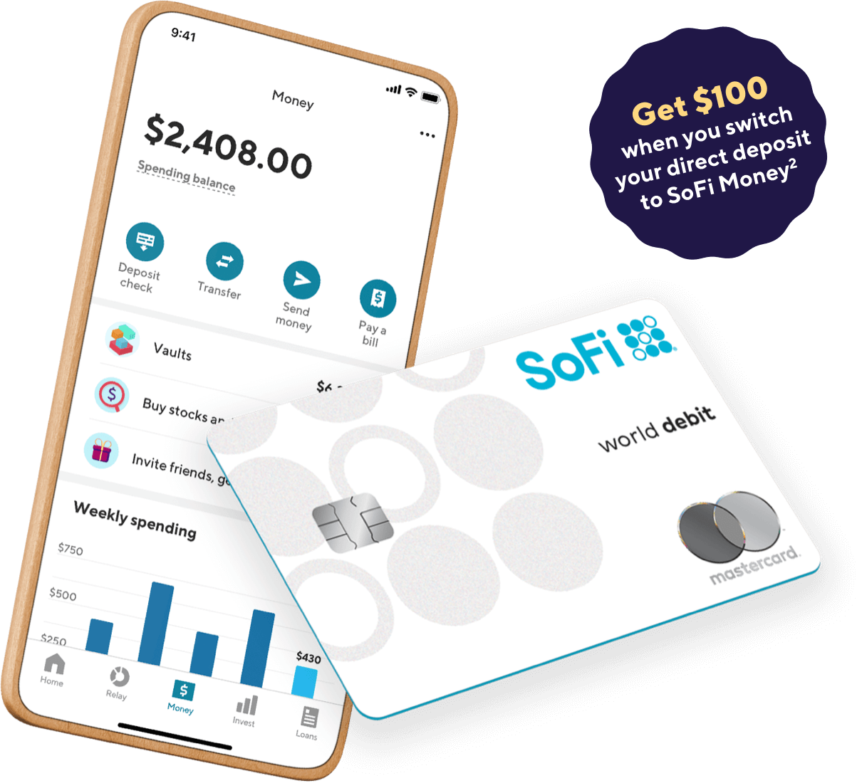 SoFi Money: Open a New Account w/ $125 or More in Funding, Get $75 via Slickdeals Bonus