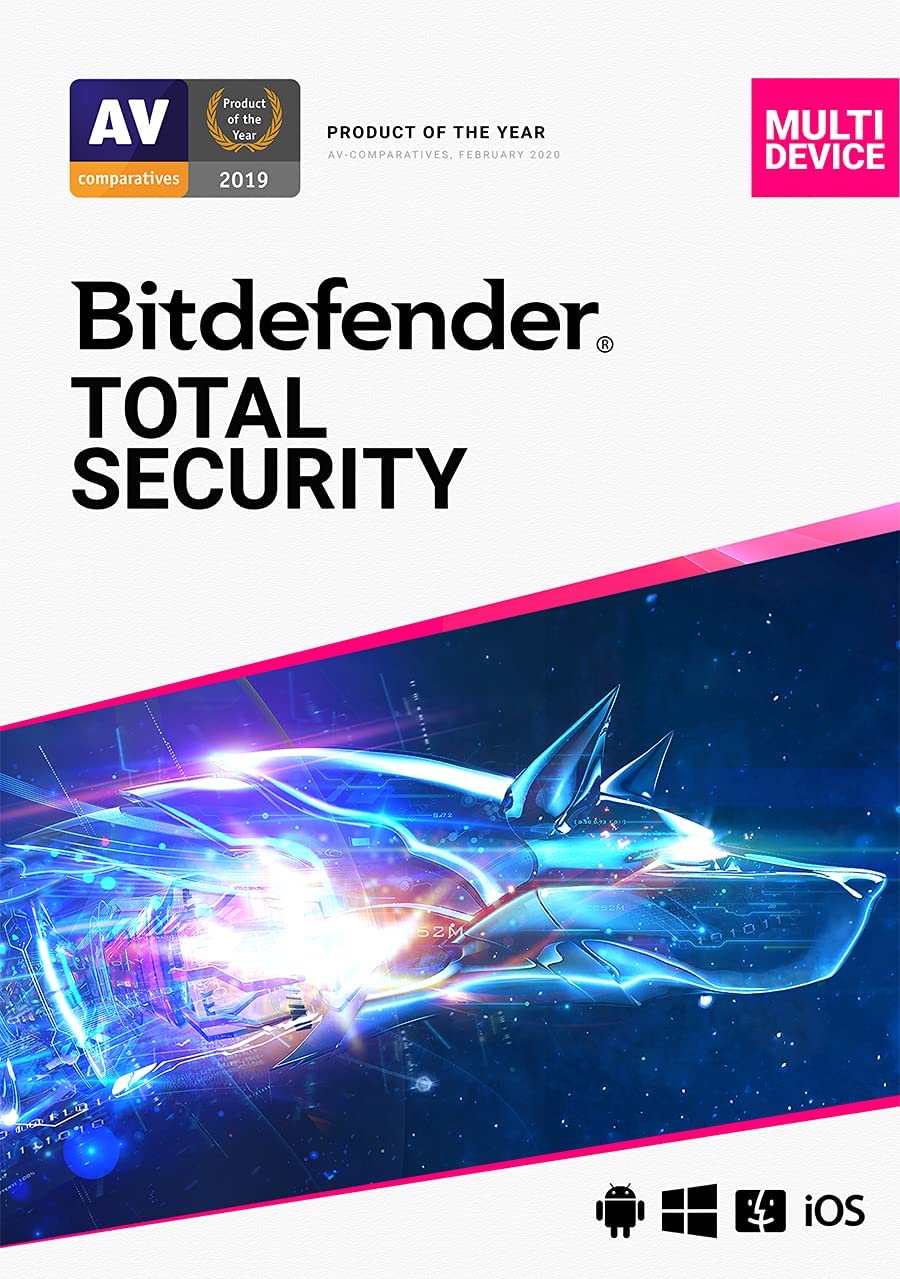 Bitdefender Total Security - upto 5 devices / 1 year $14.99