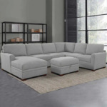 Costco Members: Thomasville Langdon Fabric Sectional with Storage Ottoman - $1,599.99 - WSL