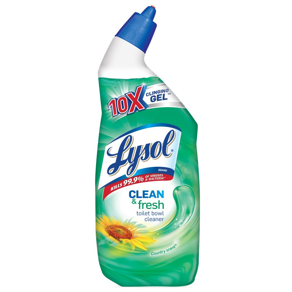 Lysol Toilet Bowl Cleaner Gel, For Cleaning and Disinfecting, Stain Removal, Forest Rain Scent, 24oz $1.92