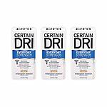 Certain Dri Everyday Strength Clinical Antiperspirant Deodorant Pack of 3 $7.23 @Amazon