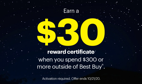 Best Buy Cc Holders 30 Reward Certificate When You Spend 300 Outside Of Bb Exp 10