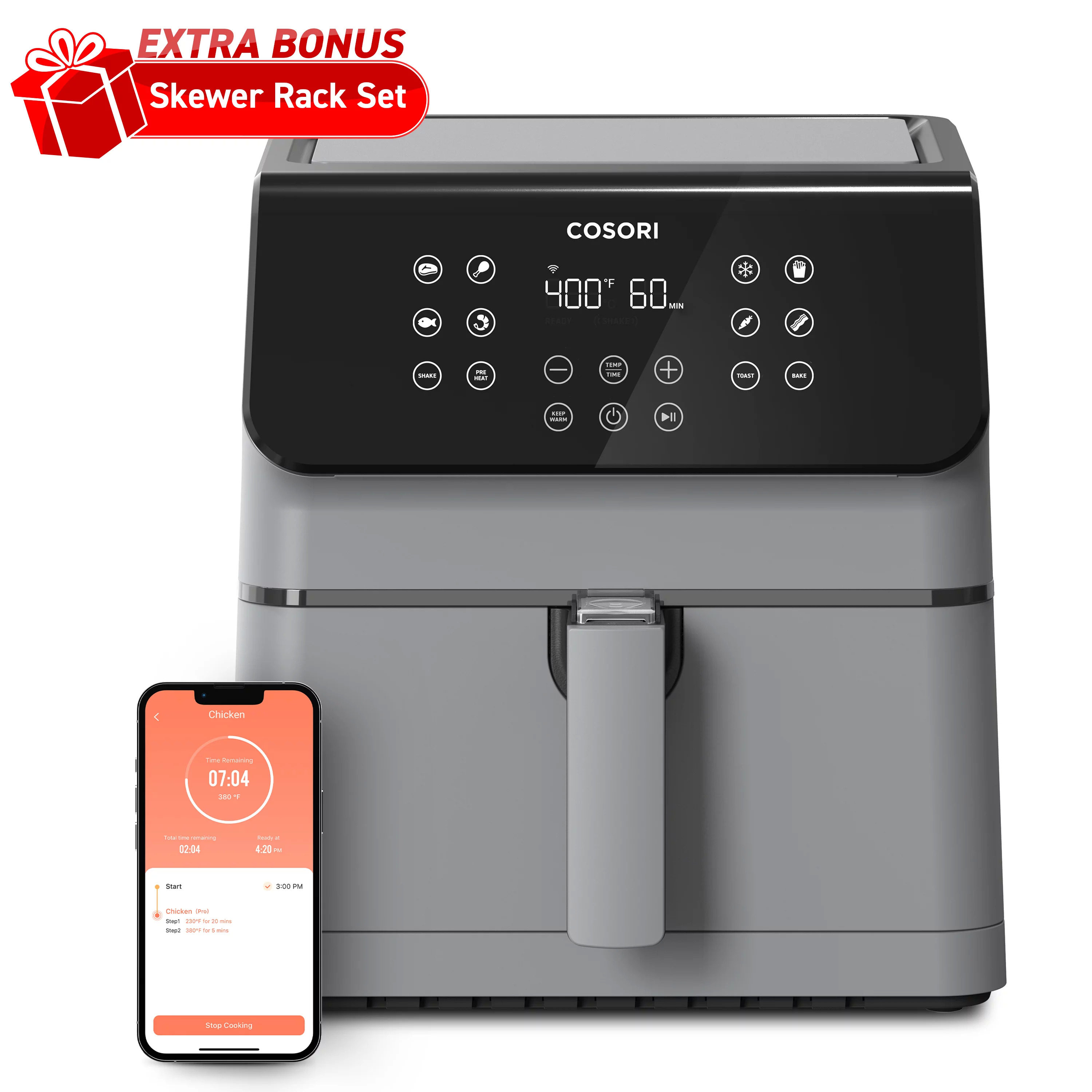 Cosori Pro Ii 5.8 Quart Smart Air Fryer