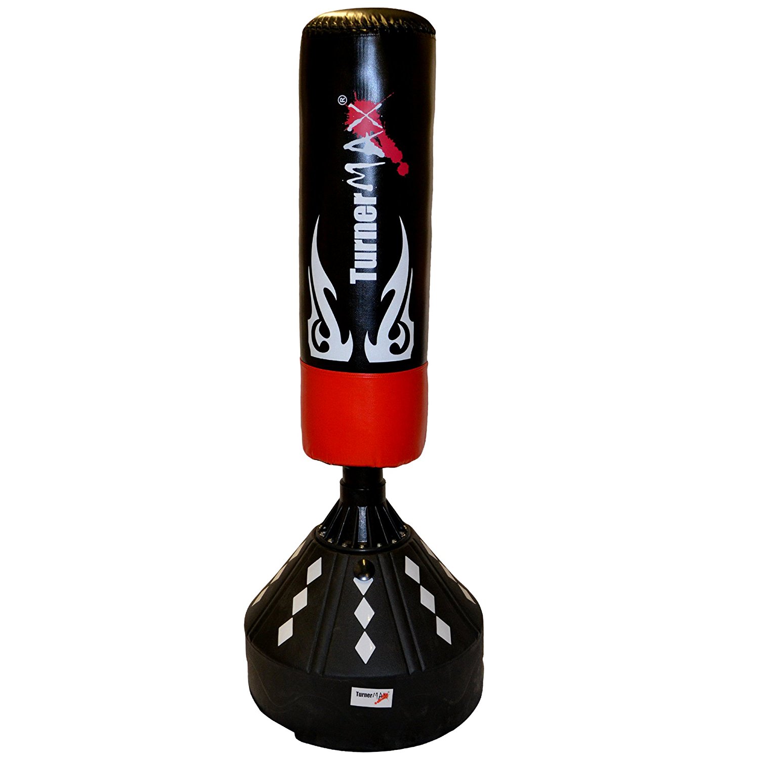 Turnermax free standing punching bag boxing mma kickboxing training vinyl 6 ft solid base red new £134.99