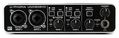 Behringer UMC202HD USB Audio Interface w/ Midas Preamps $79 + Free S/H (Amazon, Ebay)