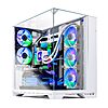 Skytech Gaming O11 Vision PC Desktop: Ryzen 7 9800X3D, 2TB SSD, 32GB RAM, 9070XT