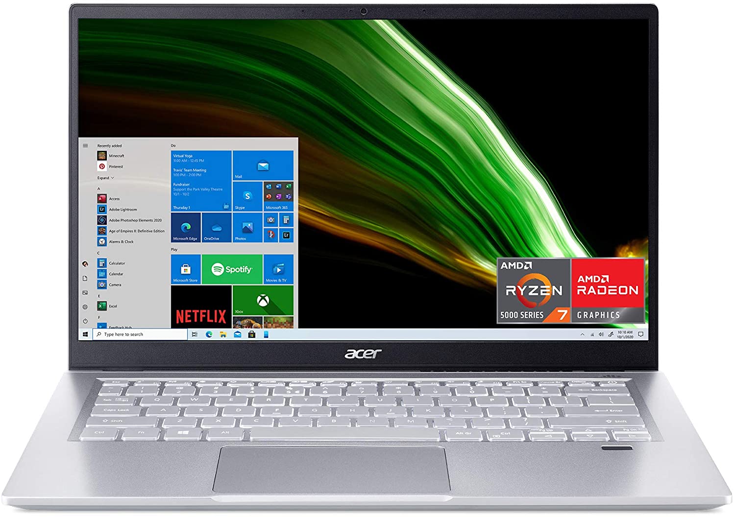 Acer Swift 3: Ryzen 7 5700U, 14" FHD IPS, 8GB LPDDR4X, 512GB PCIe SSD, Win10H @ $579.99 + F/S