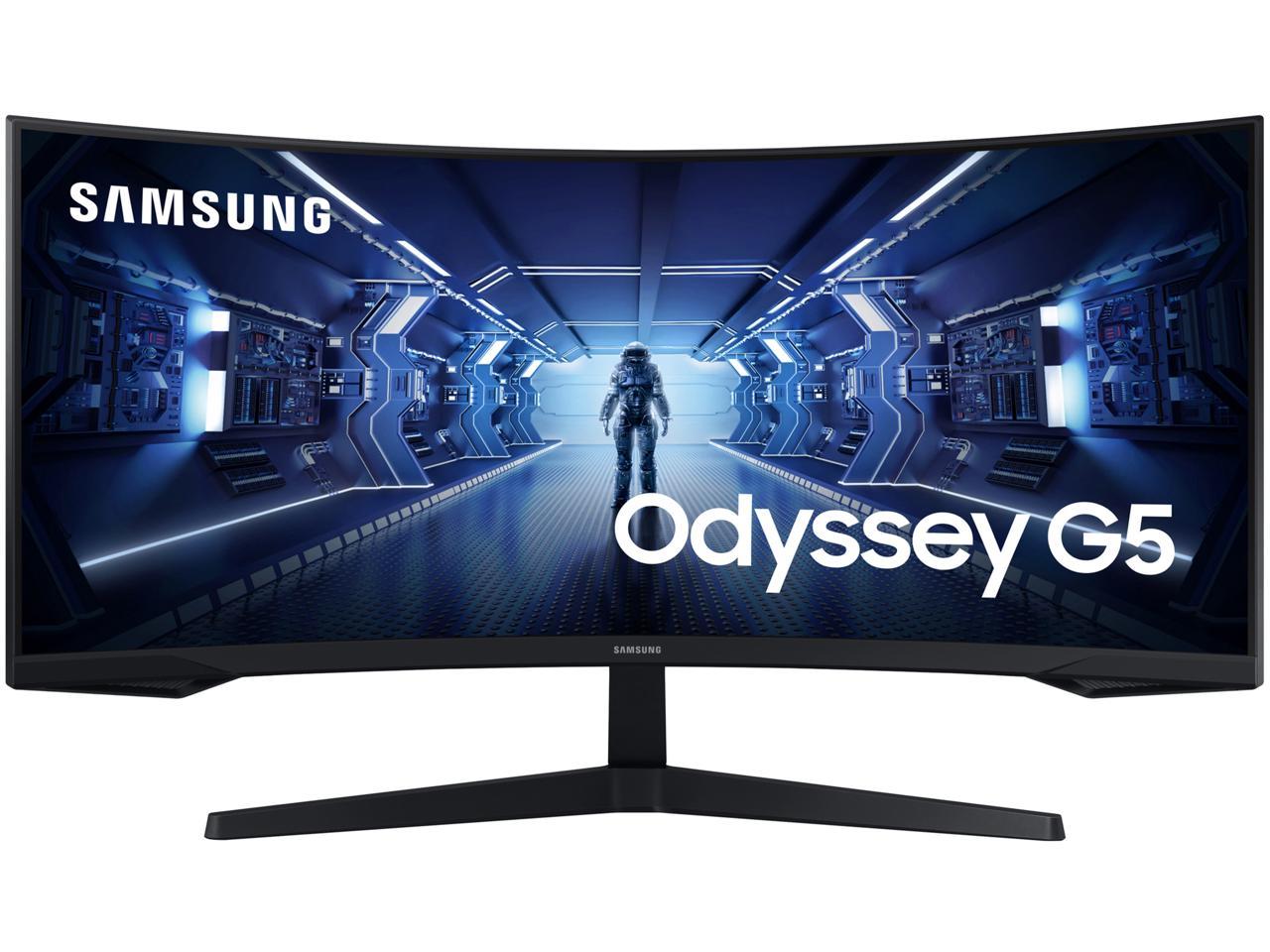 Samsung EPP/EDU: 34" G5 Odyssey Ultra WQHD 165Hz FreeSync 1ms 1000R Curved Gaming Monitor @ $377.99