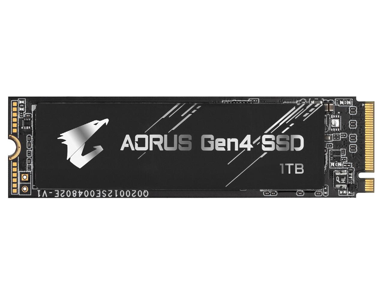 1TB Gigabyte AORUS Gen 4x4 M.2 2280 PCIe NVMe 1.3 3D TLC SSD with Heatsink (GP-AG41TB) @ $109.99 + F/S
