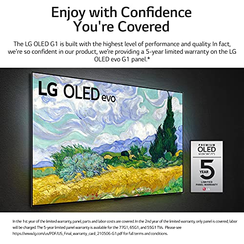 55" LG G1 OLED55G1PUA 4K OLED evo 120Hz TV, 4x HDMI 2.1, 60W Sound, 5 yr Panel Warranty @ $1199.99