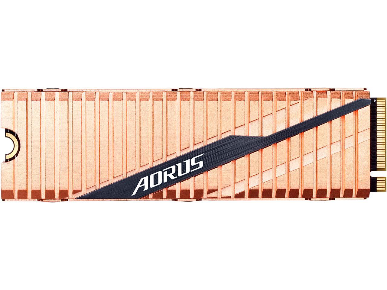 1TB GIGABYTE AORUS PCIe 4.0 x4 NVMe 3D TLC SSD /w dual side Copper Heatsink & DRAM Cache @ $99.99 + F/S