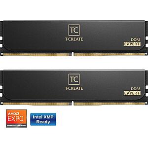 32GB Team Group T-Create Expert White DDR5 6000 CL30 Desktop Ram (Black, 16GBx2) $82 + Free Shipping