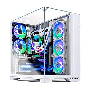 Skytech Gaming O11 Vision PC Desktop: Ryzen 7 9800X3D, 2TB SSD, 32GB RAM, 9070XT $1531.40 + Free S/H