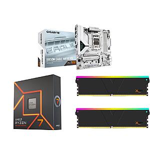 Ryzen 7700X + GIGABYTE B850M EAGLE mATX + 32GB V-COLOR DDR5 6000 + MSI 240mm AIO $600 + Free Shipping