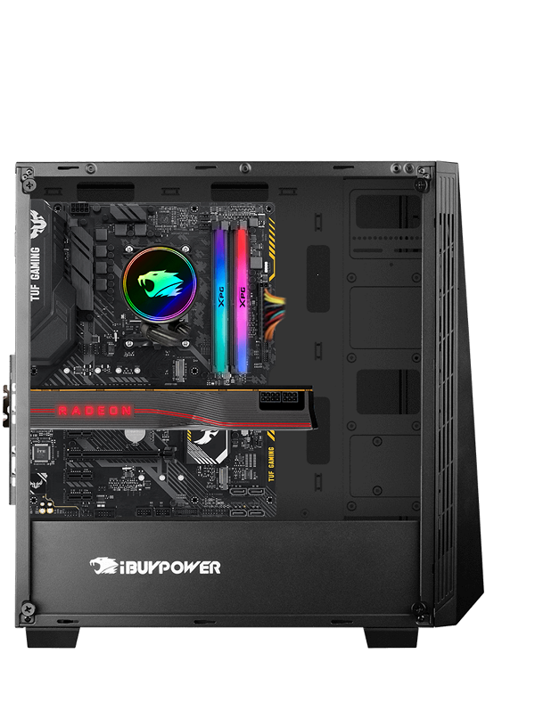 iBuyPower BTS Desktop (No OS): Ryzen 7 2700X, 16GB RAM, 500GB SSD, RX ...