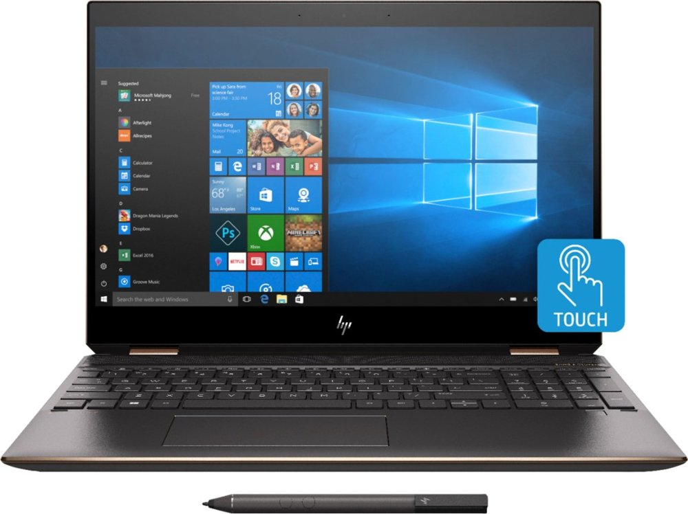 HP Spectre x360 15.6'' 4K OLED Touch, i7-9750H, 16GB DDR4, 512GB PCIe SSD + 32GB Optane, GTX 1650, Win10H, Stylus @ $1332 + F/S
