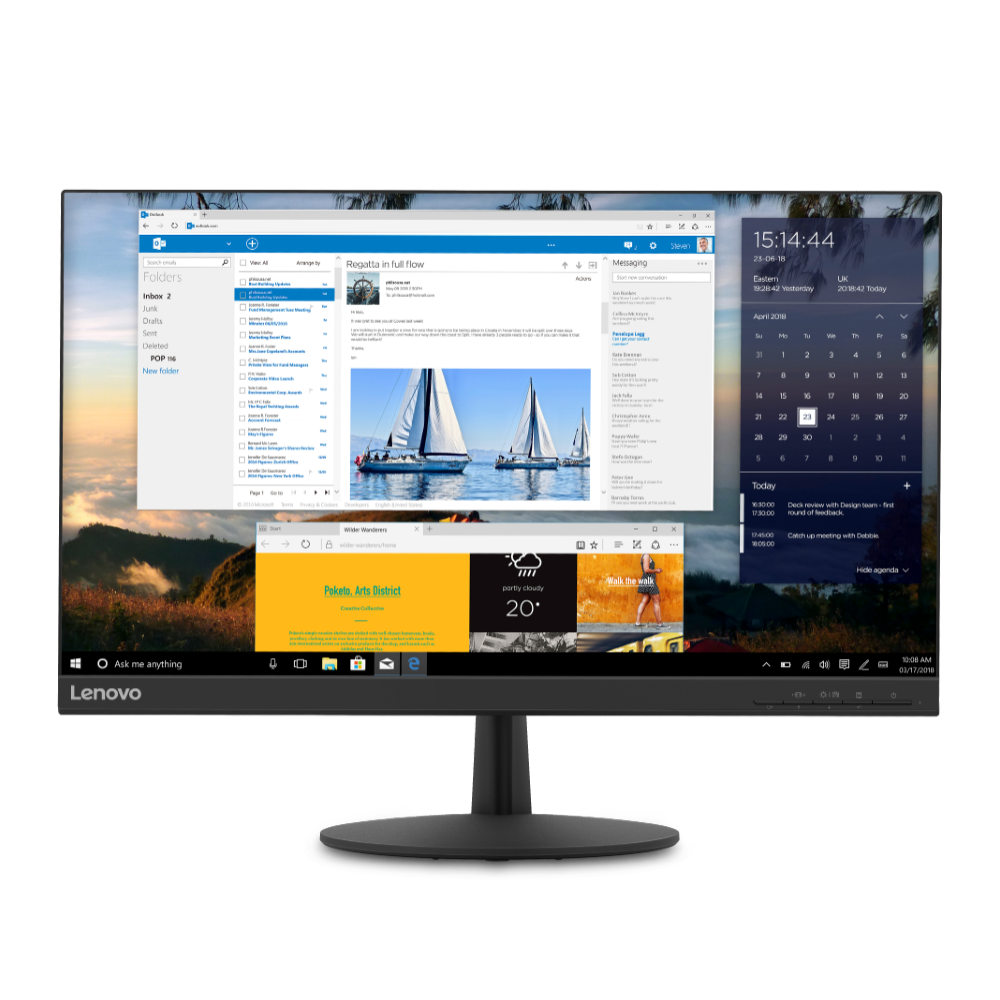 Lenovo L24q-30 23.8'' 1440P 75 Hz IPS FreeSync Monitor + $9.24 urlhasbeenblocked Cash @ $154.99 + F/S